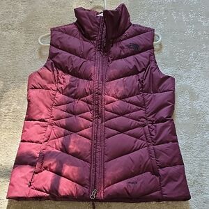 The North Face Women's Burgundy Puffer Vest